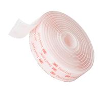 3M Dual Lock SJ3550 25 MM x 1,9 M Nastro Adesivo di Fissaggio Extra Forte Richiudibile da Trasparente 1 Rotoli a Forma Di Fungo Con Gancio e Passante Per Uso Interno ed Esterno