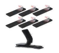 3M Dual Lock SJ3550 Nastro Adesivo a Forma di Fungo con Chiusura a Strappo 1.27 cm x 5 cm 6 Pezzi Colore Nero Resistente con Chiusura Richiudibile per Porta Pass ez da Interno