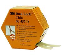 3M Dual Locksistema di Fissaggio Richiudibile SJ-457D, Sottile, 25 mm X 10 m, 1