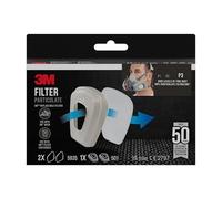 3M Filtro Antiparticolato 5935 per Protezione P3 per le Serie 6000 E 6500, 1PR/PK e Portafiltri PR 501