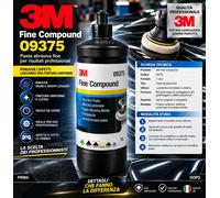 3M Fine Compound 09375 Pasta Lucidante Abrasiva Professionale Auto 1L
