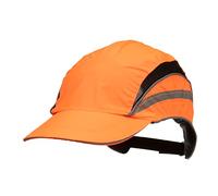 3M™ First Base™ 3 Bump Cap 2021875, Classic, alta visibilità, arancione, visiera standard, 70mm