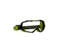 3M GOGGLEGEAR OCCHIALI A MASCHERINA 6000. MONTATURA VERDE LIME LENTI TRASPARENTI