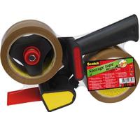 Scotch Pistol Grip Dispenser + General Purpose Tape Low Noise Brown 50 mm x 66 m