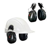 3M H520P3E-410-GQ-01 Cuffie Protettive con Attacco per Elmetto, 30 dB, Nero