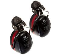 3M H540P3E-413-SV Cuffie Protettive, 34 dB, Rosso/Nero