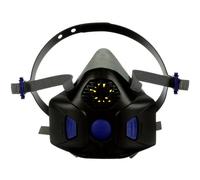 3M Respiratore a Semi-Maschera Riutilizzabile Secure Click HF-801SD con Diaframma fonico, Taglia Small