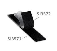3M Hook & Loop SJ3572, nero, ganci, 25 mm x 45,7 m