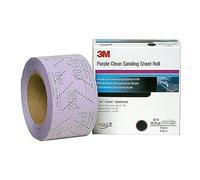 3M Hookit Purple Clean 334U 30701, P600, rotolo di carta abrasiva, 70 mm x 12 m
