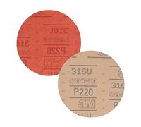 3M Hookit Rosso 15,2 cm P80D Disco abrasivo Grana