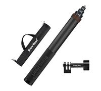 3M Invisible Selfie Stick Pro Lungo Fibra di Carbonio Estensione Monopiede Impermeabile per Insta360 ONE X4, X3, R, RS, X Insta 360 GO 2, 3 GoPro Max Hero 12, 11, 10, 9, 8, 7, DJI Action 3, 4 Pocket 3