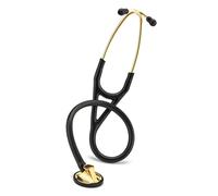 3M Littmann Stetoscopio Master Cardiology Nero - Finiture Ottone, 2175