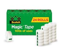 Magic Office Tape Value Pack, 3/4" x 1000", 1" Core, trasparente