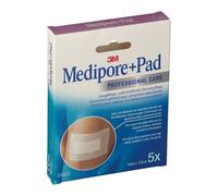 MEDICAZIONE MEDIPORE+PAD 5X7,2CM 5PEZZI