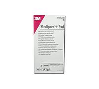 3M Medipore(TM)+Pad - 10x20 cm Medicazione Adesiva in TNT con tampone assorbente, Confezione 25 Pezzi