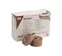 3M Micropore Tape, Micropore Tape Tan.12.7cm x10, (1 BOX, 24 EACH)
