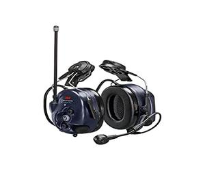 3M MT7H7P3E4410-EU Stereofonico Padiglione auricolare, Casco Nero, Blu, Bianco cuffia e auricolare
