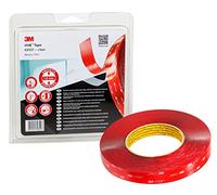 3M Nastri Adesivi Vhb ad Ottima Resistenza 4910F - Trasparente, Adatto Per Giunzioni Di Materiali Trasparenti O Giunzioni Invisibili - 19 Mm X 11 M, Trasparente, 1.0 Mm (1 Pezzo)