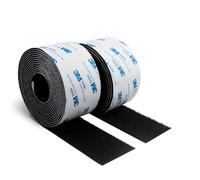 3M Nastro Autoadesivo da 50MM X 6M Biadesivo Extra Forte Nero Resistente in Tessuto di Nylon per Lavori Artigianali Progetti fai da te e Riparazioni