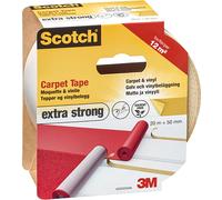 Scotch 42022050B Nastro Biadesivo per Moquette e Pavimento in Vinile, Trasparente, 20 m x 50 mm