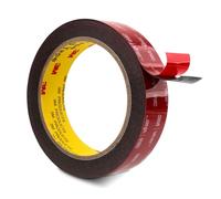 3M Nastro biadesivo per montaggio 25 mm x 4,7 m Nero 1 rotoli 0,6 mm di spessore 5925 nastro in schiuma resistente extra forte per decorazione auto casa ufficio