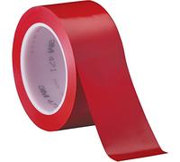 3M Nastro con Film Vinilico 471, 50 mm X 33 m, 24 Pezzi, Rosso
