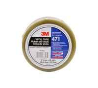 3M Nastro con Film Vinilico 471, 50 mm X 33 m, 24 Pezzi, Transparente