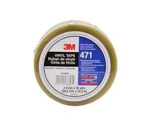 3M Nastro con Film Vinilico 471, 50 mm X 33 m, 24 Pezzi, Transparente | trasparente, confezionato singolarmente