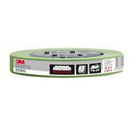 3M Nastro da Mascheratura Professionale 2060 per Superfici Ruvide, Verde - 1 Rotolo, 18 mm x 50 m - Adesivo per Pittura e Decorazioni, Interni ed Esterni