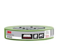 3M Nastro da Mascheratura Professionale 2060 per Superfici Ruvide, Verde - 1 Rotolo, 24 mm x 50 m - Adesivo per Pittura e Decorazioni, Interni ed Esterni