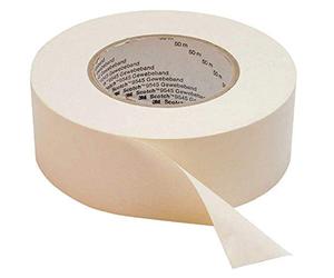 3M Nastro in Gomma Resina Reticolata 389, 25 mm X 50 m, 36 Pezzi, Bianco