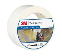 3M Nastro In Vinile 471 Bianco, 50 mm x 33 m