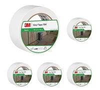 3M Nastro in vinile multiuso 764I bianco, 50 mm x 33 m (Confezione da 5)