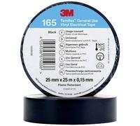 3M Nastro Isolante - Nero - 25 mm x 25 m