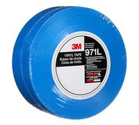 3M Nastro resistente per marcatura di pavimenti con liner 971L, Blue, 50.8 mm x 33 m, 0.43 mm, Individually Wrapped Conveniently Packaged