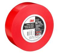 3M Nastro resistente per marcatura di pavimenti con liner 971L, Red, 50.8 mm x 33 m, 0.43 mm, Individually Wrapped Conveniently Packaged