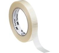 3M Nastro Tramato Rinforzato 8954, 75 mm X 50 m, 12 Pezzi | Trasparente