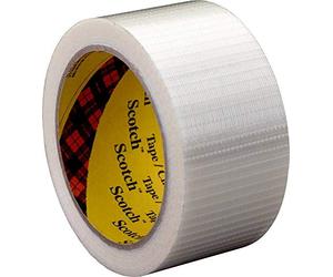 3M Nastro Tramato Rinforzato 8959, 75 mm X 50 m, 12 Pezzi