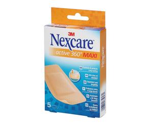3M Nexcare - Flexible Foam MAXI Active Cerotto Impermeabile, 5 cerotti