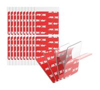 3M Pads Adesivi Biadesivi VHB ad alta Resistenza 50 MM x 50 MM 20 Pezzi Trasparenti 4905 Spessi 0,6 MM Quadrati Nastro di Montaggio in Schiuma Adesivo Forte per Decorazioni Auto Casa Ufficio Loghi