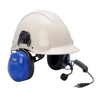 3M Peltor Atex Twin Cup - versione per casco Casco ATEX con microfono a cancellazione di rumore per telefoni cellulari e walkie-talkie.