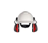 CUFFIE AURICOLARI ROSSO PELTOR X3P3E-RD X3 CON ATTACCO PER ELMETTO DA 32-33 dB