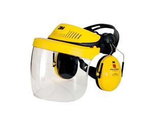 3M PELTOR G500 Combinazione con cuffia Optime I e visiera 5F-11