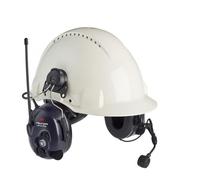 3M Peltor Litecom - Fissaggio al Casco Cuffie con protezione dell'udito e Walkie Talkie PMR446 per comunicazioni in ambienti molto rumorosi