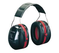 Cuffia protettiva Peltor Optime III - SNR 35 dB - nerorosso - 3M
