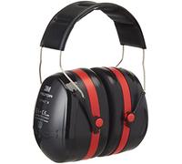 Cuffia protettiva Peltor Optime III - SNR 35 dB - nerorosso - 3M