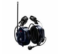 3M Peltor WS Litecom Plus - Morsetto per casco Protettore dell'udito con cuffie professionali Walkie Talkie PMR446 attacco per casco professionale e