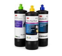 3M Perfect-It Kit Pasta Abrasiva per Carrozzeria Auto, 3 Step Lucidatura con Fast Cut Plus Extreme 51815 1kg, Extra Fine Plus 80349 1L e Ultrafina SE 50383 1L, Anti-Ologrammi