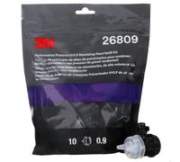 3M Performance Pressure HVLP - Kit di ricarica testa atomizzazione 26809, colore bianco, 0,9, confezione da 10, 5 pezzi/pacchetto