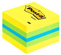 3M Post-it 2051L pouch autoadesiva Quadrato Blu Verde Turchese Giallo 400 fogli Autoadesivo
